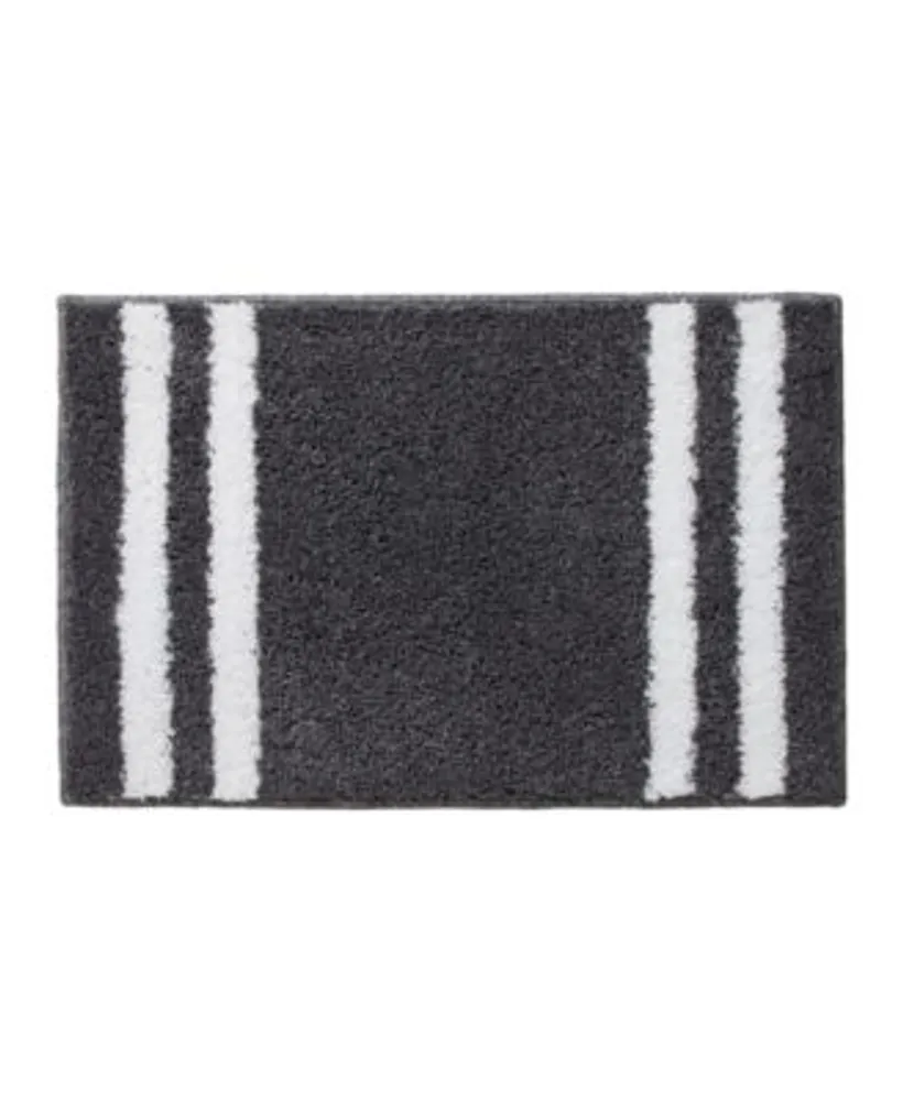 Lucky Brand Harden Striped Heathered Bath Rugs