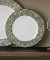 Noritake Infinity Green Platinum 4 Piece Salad Plate Set, Service for 4