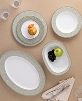 Noritake Infinity Green Platinum 4 Piece Salad Plate Set, Service for 4