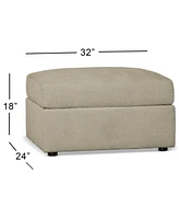 Wrenley 32" Fabric Ottoman, Created for Macy's