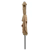 6 X 9FT Patio Umbrella Outdoor Waterproof Umbrella With Crank And Push Button Tilt