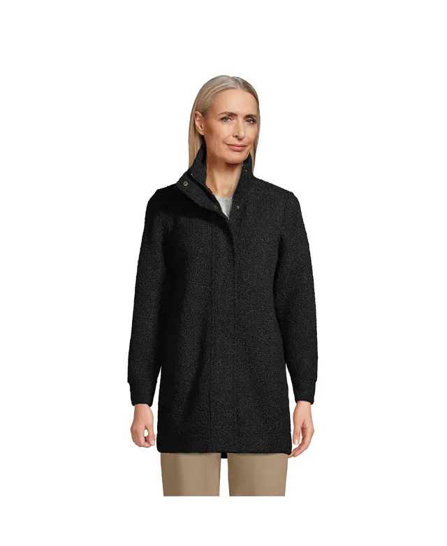 Lands' End Petite Boucle Fleece Coat