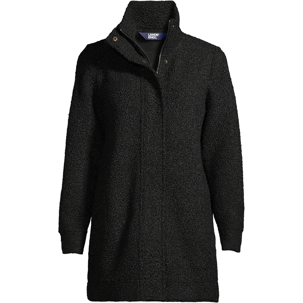 Lands' End Petite Boucle Fleece Coat