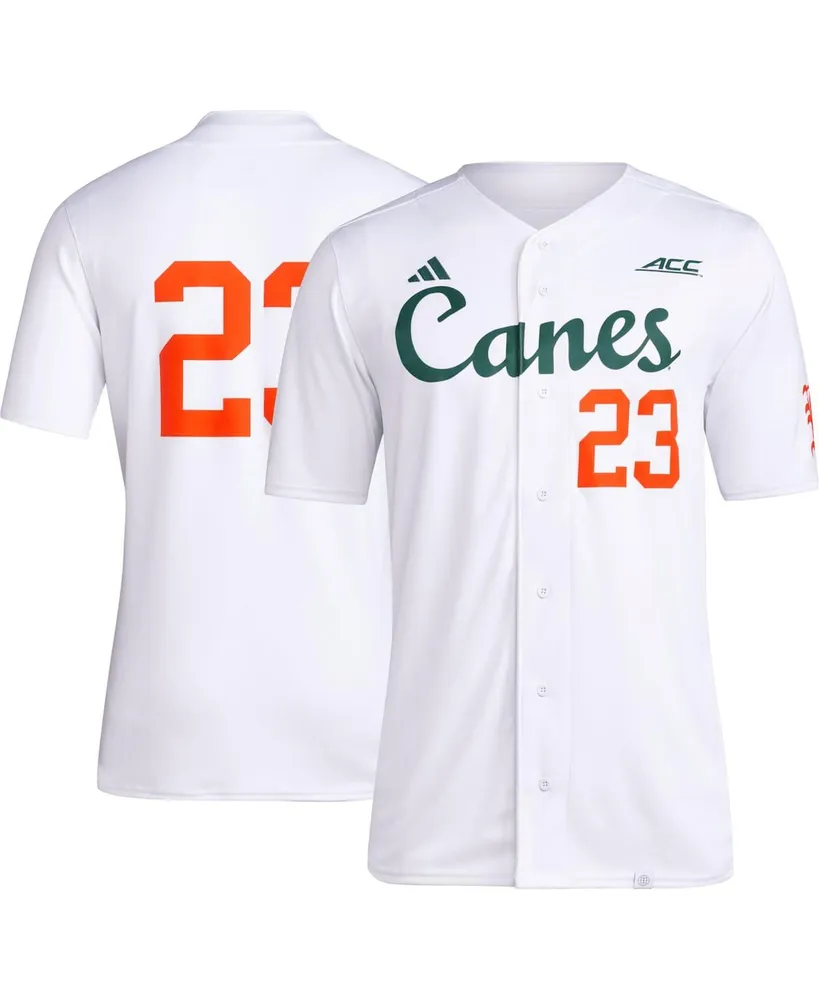 Home  Adidas Men's adidas #23 White Miami Hurricanes Team