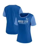 Women's Fanatics Royal Kansas City Royals Mound T-shirt