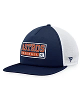 Men's Majestic Navy, White Houston Astros Foam Trucker Snapback Hat