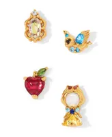 Girls Crew Crystal Multi-Color Disney Princess Snow White Stud Earring Set