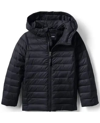 Lands' End Boys ThermoPlume Packable Hooded Jacket