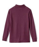 Lands' End Boys Long Sleeve Mesh Polo Shirt