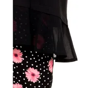 Hue Women's Sleeveless Flounce-Hem Pajama Tank Top