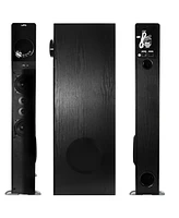 beFree Sound Bluetooth Powered Tower Speaker in Black