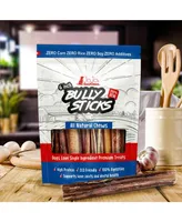 JoJo Modern Pets All-Natural Beef Bully Stick Dog Treats, Premium Snack, High Protein & Long-Lasting Chews – 6" Thick (3-Pack)