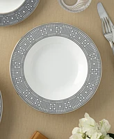 Noritake Infinity Graphite 4 Piece Soup Bowl Set 12 oz, Service for 4