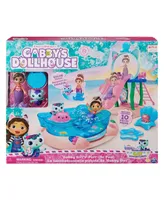 Purr-ific Pool Playset with Gabby and MerCat Figures, & Pool Accessories