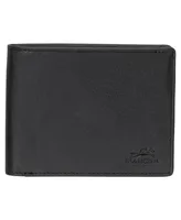 Mancini Men's Buffalo Rfid Secure Billfold Wallet