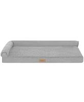 TailZzz Cozy Pet Mattress | to Pet Mattress | Orthopedic Pet Mattress | L-shaped Pet Mattress