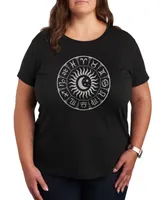 Hybrid Apparel Trendy Plus Zodiac Graphic T-shirt