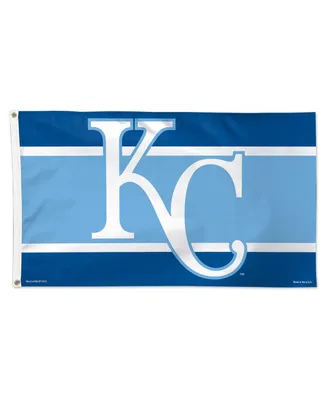 Wincraft Kansas City Royals 3' x 5' Team Horizontal Stripe Deluxe Single-Sided Flag