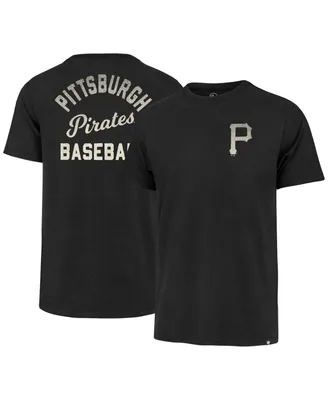 Men's '47 Brand Black Pittsburgh Pirates Turn Back Franklin T-shirt