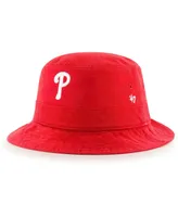 Men's '47 Brand Red Philadelphia Phillies Primary Bucket Hat