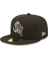 Men's New Era Black Jupiter Hammerheads Authentic Collection Team Home 59FIFTY Fitted Hat