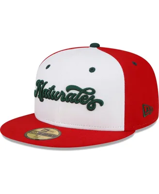 Men's New Era White Northwest Arkansas Naturals Copa De La Diversion 59FIFTY Fitted Hat