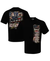 Men's Joe Gibbs Racing Team Collection Black Ty Patriotic T-shirt