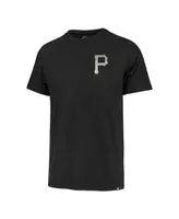 Men's '47 Brand Black Pittsburgh Pirates Turn Back Franklin T-shirt