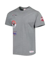 Men's Mitchell & Ness Heather Gray Washington Capitals City Collection T-shirt