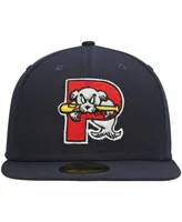 Men's New Era Navy Portland Sea Dogs Authentic Collection Team Home 59FIFTY Fitted Hat