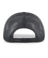 Men's '47 Brand Navy New York Yankees Ridgeline Tonal Patch Trucker Adjustable Hat