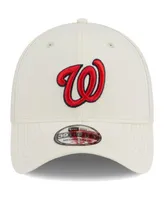 Men's New Era White Washington Nationals Chrome Team Classic 39THIRTY Flex Hat