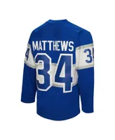 Men's Mitchell & Ness Auston Matthews Blue Toronto Maple Leafs 2017 Line Player Jersey