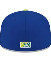 Men's New Era Blue Chattanooga Lookouts Copa De La Diversion 59FIFTY Fitted Hat