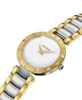 Balmain Women's Swiss Balmainia Bijou Diamond (1/10 ct. t.w.) Two-Tone Stainless Steel Bracelet Watch 33mm