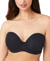 Wacoal Red Carpet Full Figure Underwire Strapless Bra 854119, Up To I Cup