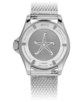 Mido Unisex Swiss Automatic Ocean Star Tribute Stainless Steel Mesh Bracelet Watch 41mm