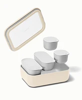 Caraway 17 Piece Glass Food Storage Set