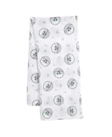 Lambs & Ivy Star Wars Baby Yoda/The Child Swaddle Blanket & Lovey Gift Set