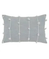 Saro Lifestyle Knotted Line Decorative Pillow, 16" x 24"