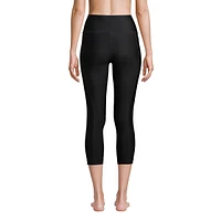 Lands' End Women's High Waisted Modest Swim Leggings with Upf 50 Sun Protection