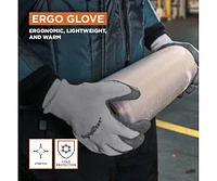 RefrigiWear Men's Thermal Ergo Grip Crinkle Latex Palm Coated Gloves (Pack of 12 Pairs)