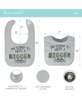 The Peanutshell Terry Bibs for Baby Boys, 20 Pack for Feeding, Teething, or Drooling, Dino Boy/Holiday