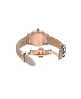 Porsamo Bleu Women's Liza Automatic Satin Covered Leather Band Watch 691DLIL