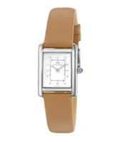 Porsamo Bleu Women's Karolina Diamond Genuine Leather Band Watch 1081CKAL