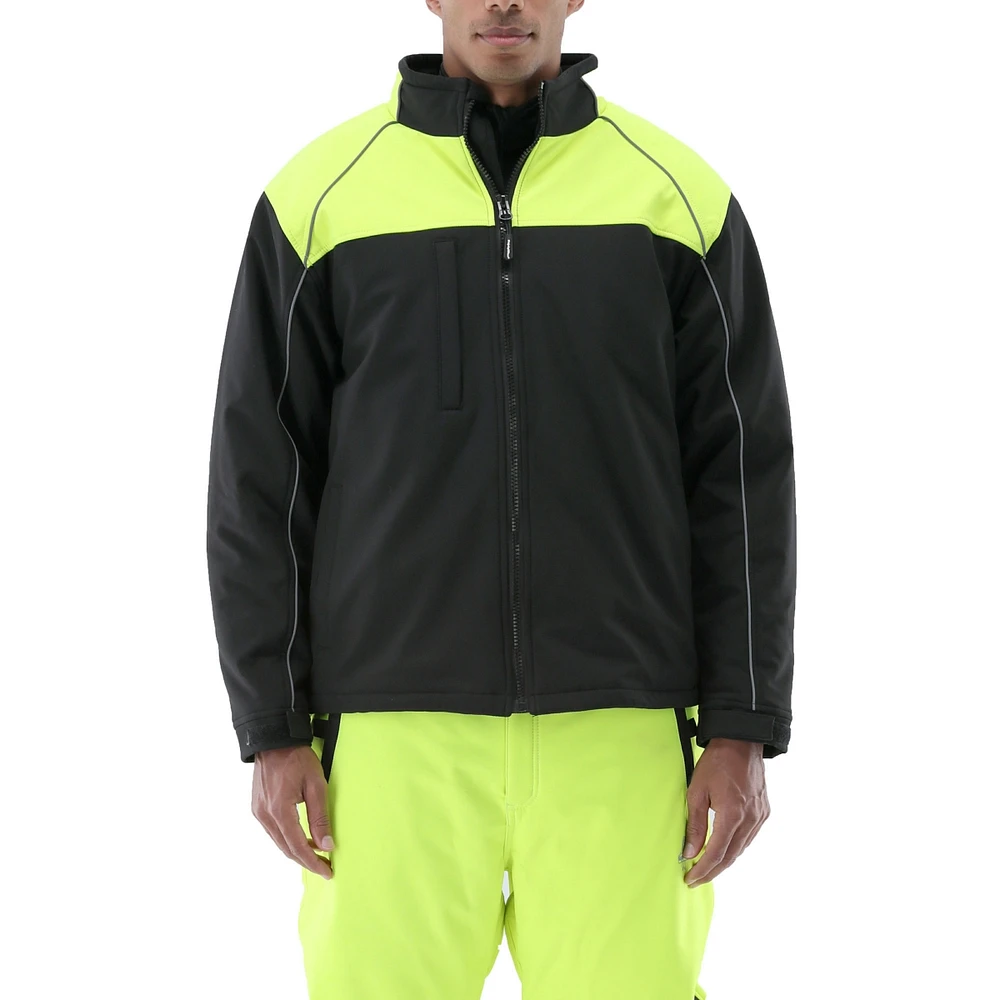 RefrigiWear Men's Two-Tone HiVis Insulated Jacket