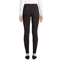 Lands' End Women's Sport Knit High Rise Corduroy Leggings