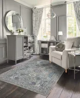 Laura Ashley Jahni Turkish Mystic Chenille Accent Rugs