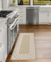 Jean Pierre Christine Trellis Border Tufted Runner Rug