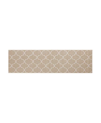 Jean Pierre Yohan - Machine Washable Trellis Tufted Runner Rug, 26" x 72"